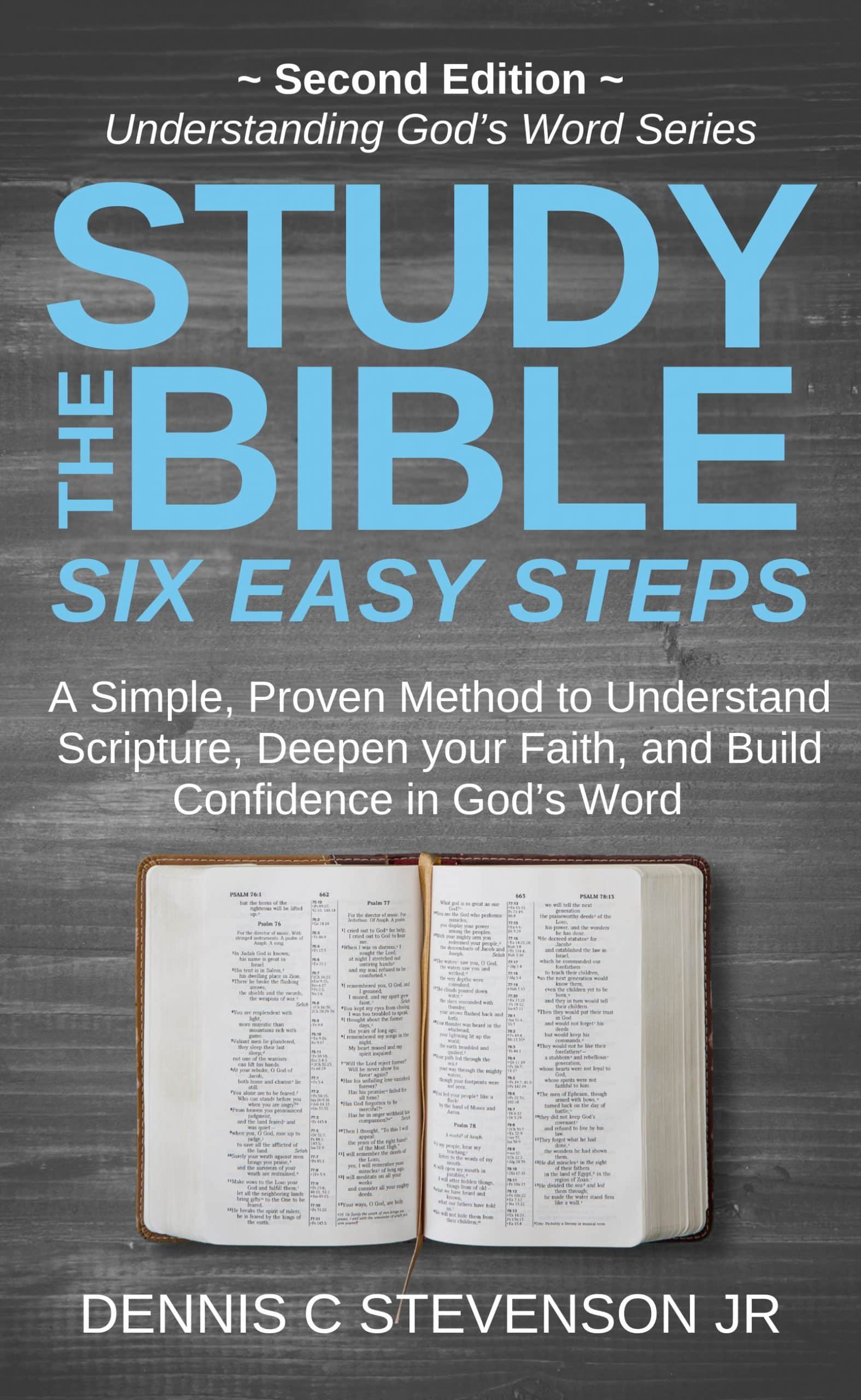 Study the Bible - Six Easy Steps Cover