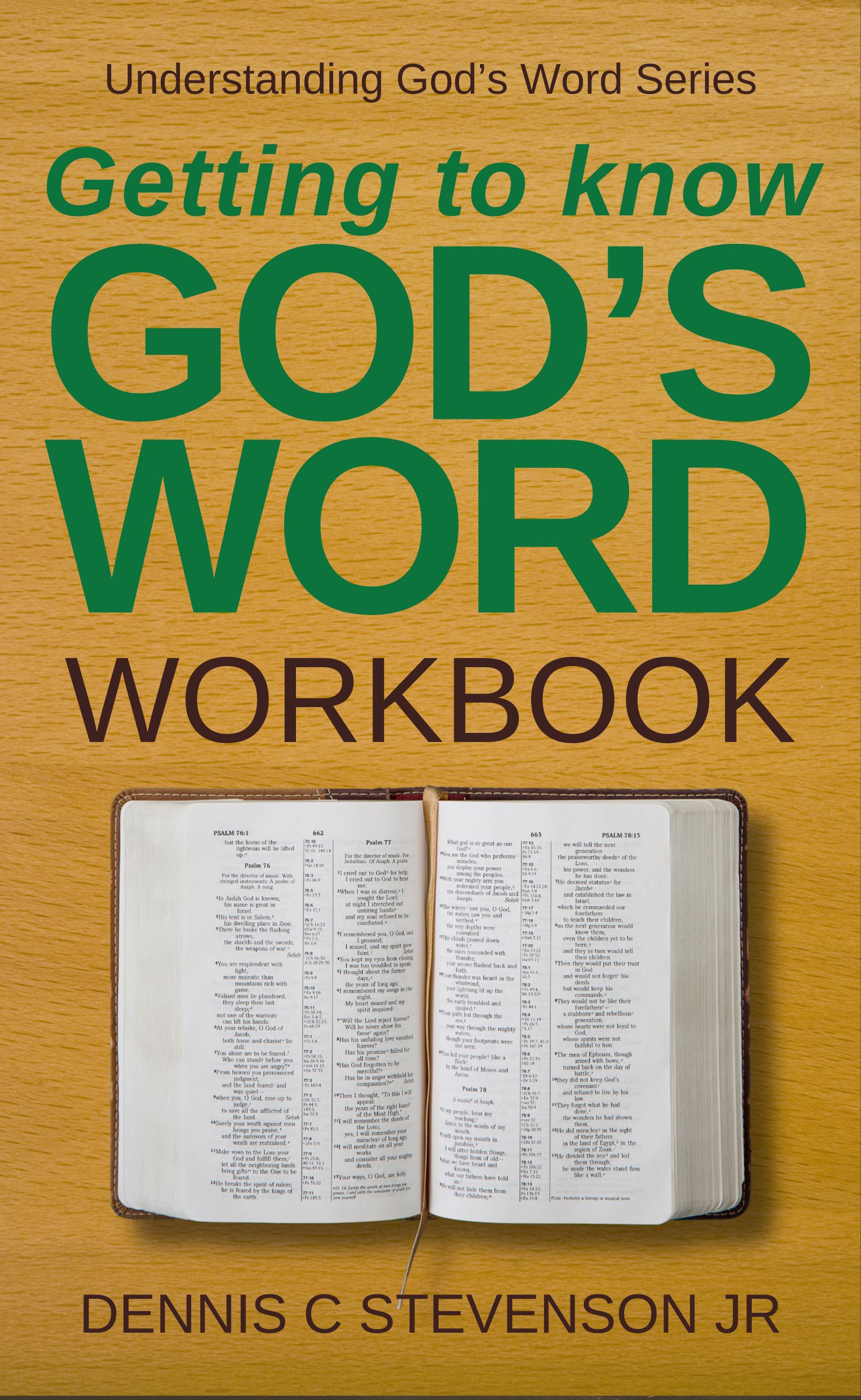 Getting to Know God's Word WORKBOOK